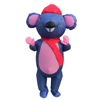 

2020 New High Quality Funny Mouse Costume Handsome Adult Mouse Inflatable Clothes Mouse Modeling Performance Clothes For Easter