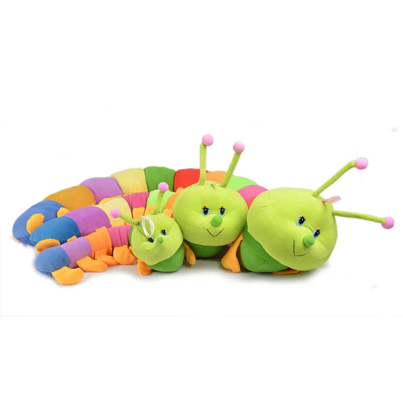 Caterpillar Кукла разноцветные плюшевые игрушки гусеница, большой насекомых от производителя, от имени магазина; Wechat бизнес