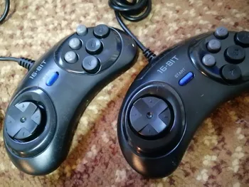 

100pcs Game controller for SEGA Genesis for 16 bit handle controller 6 Button Gamepad for SEGA MD Game Accessories