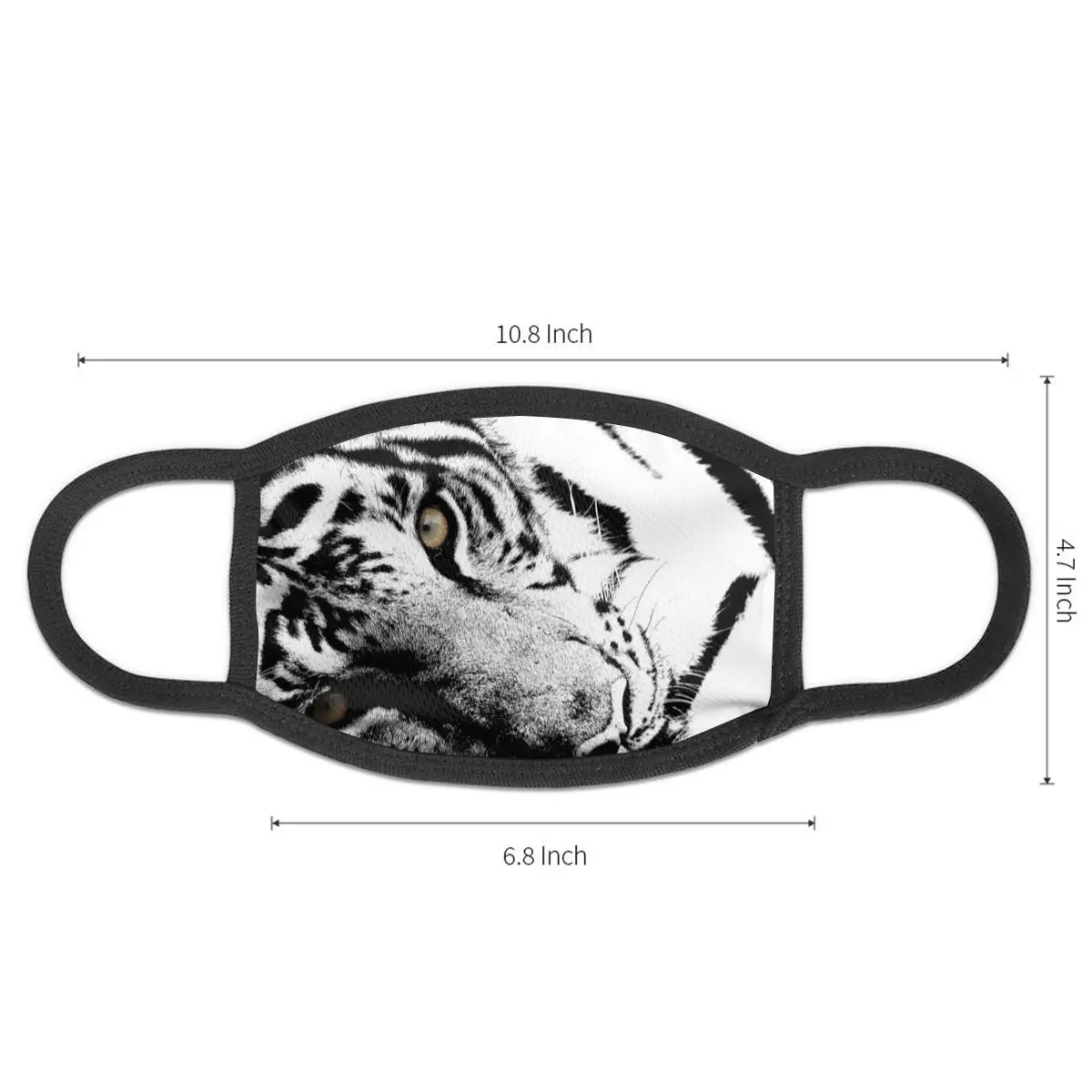 

NOISYDESIGNS Cool Animals Tiger Print Washable Mouth Mask Anti Haze Dust Mask Nose Face Mouth Mask Custom