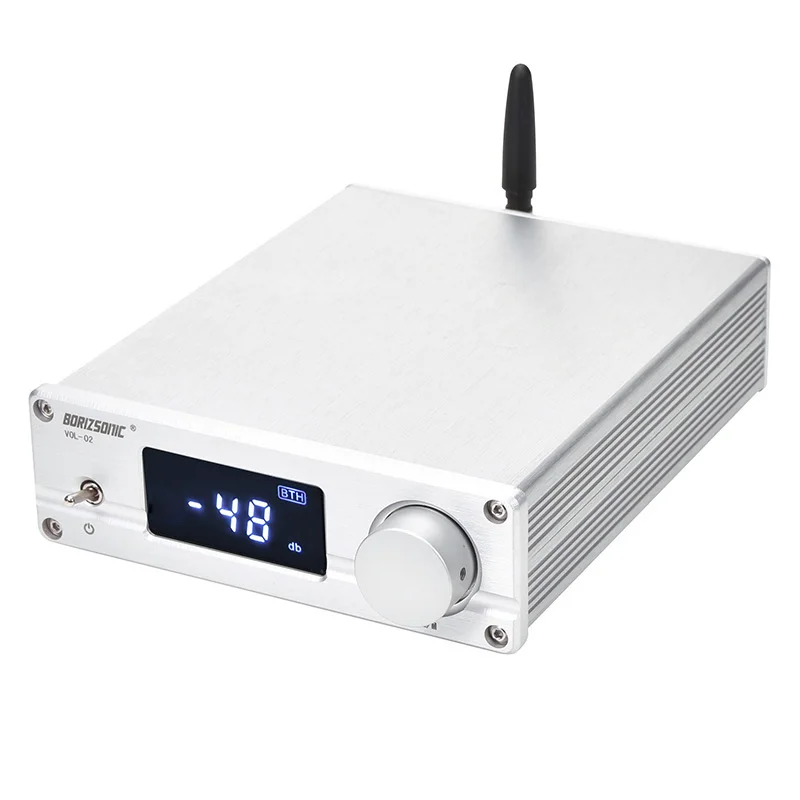 VOL-02 чистый затухание Объем предусилитель QCC3008 Bluetooth 5,0 APTX получения дистанционного предусилитель с светодиодный дисплеем