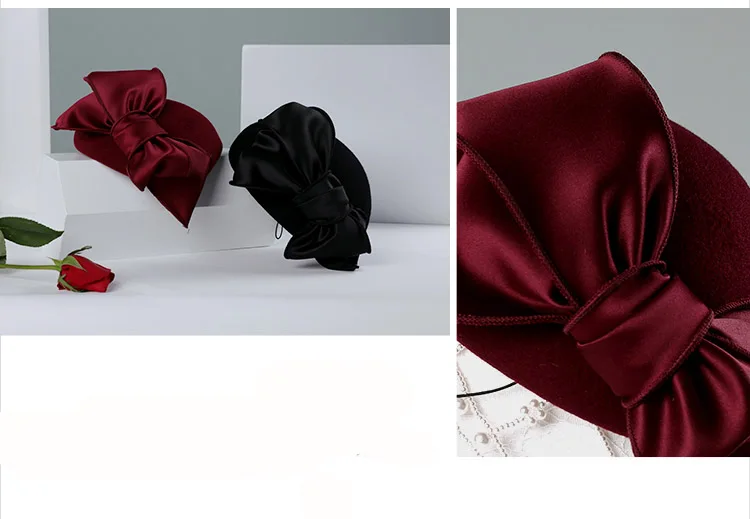 chapeau noir femme feutre