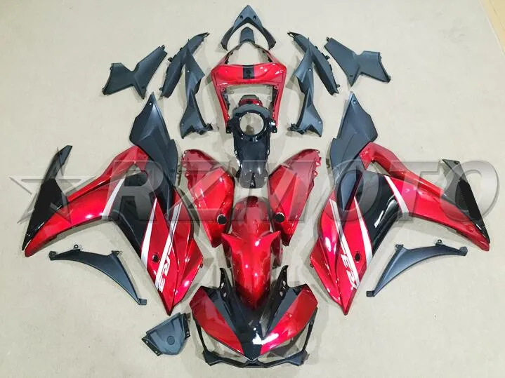 OEM Quality New Injection ABS Full Fairing kit Fit For YAMAHA R3 R25 14 15 16 17 Custom red black