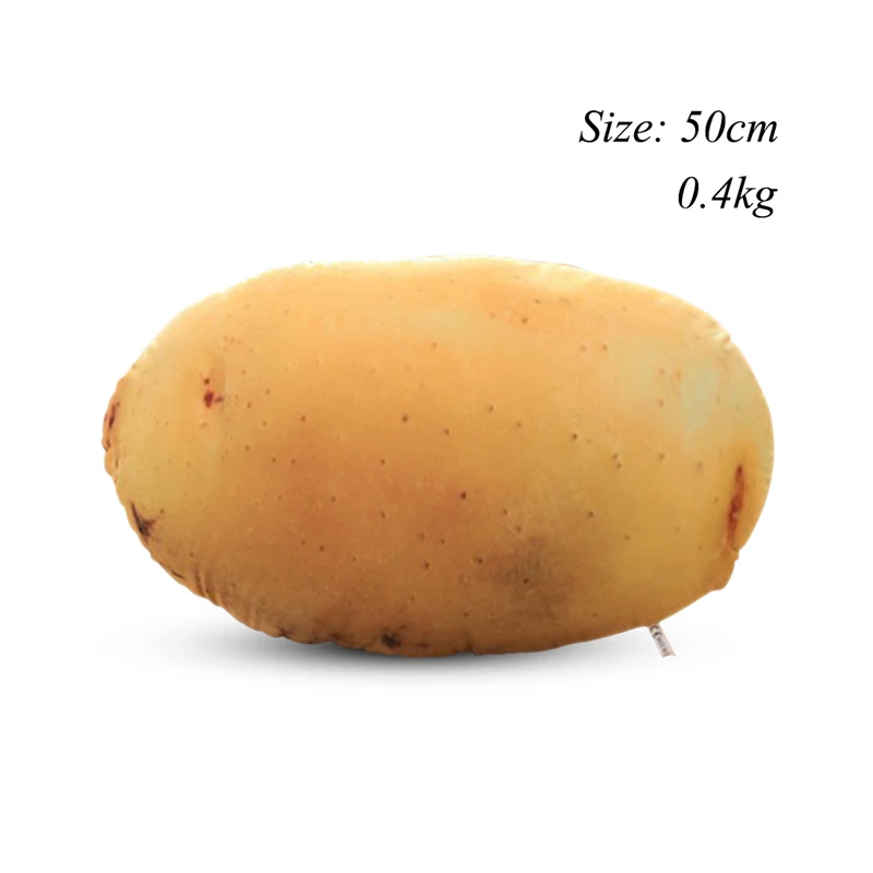 Latest Hot Product Ideas Kawaii Toys 3D Simulation Vegetables Potato Pillow Office Sofa Cushion Velvet Fruit Plush To | Дом и сад