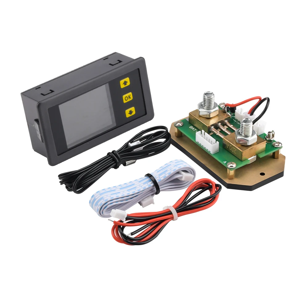 DC 120v 300a Volt Current Ah Power Combo Meter Charge Discharge Battery Monitor for sale online 