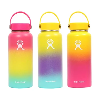 

Water Bottle 32oz Hydro Flask 18oz Of Stainless Steel Water Fashion Travel Portable Hot Sports Drink Bottle Thermos