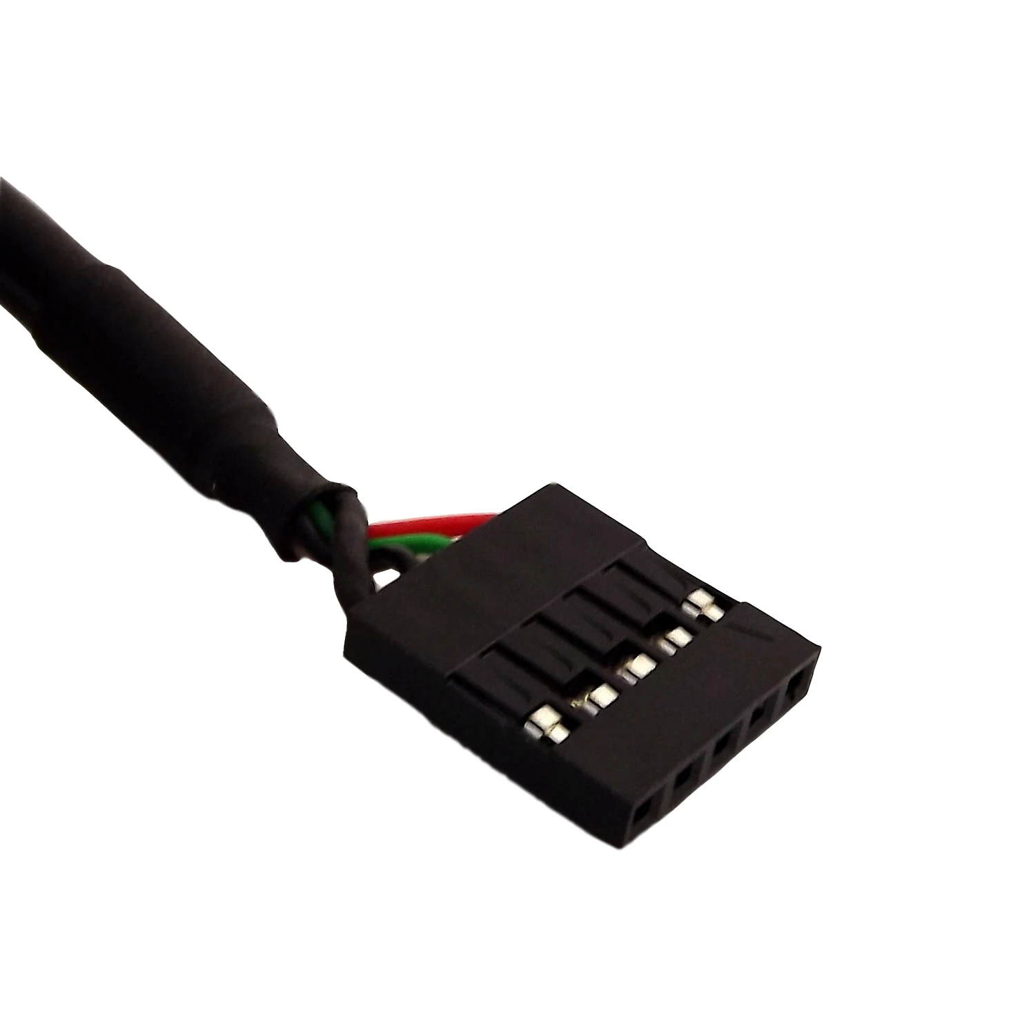 1 шт. 50 см USB 2,0 Тип «Папа-папа» Dupont 5-контактное гнездо заголовок адаптер материнской платы кабель черного цвета