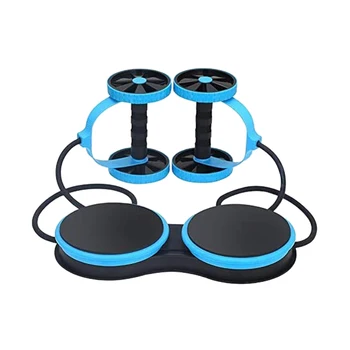 

Fitness Multi-Functional Muscle Exercise Equipment Home Gym Wheel Double Belly Abdomen AB Roller
