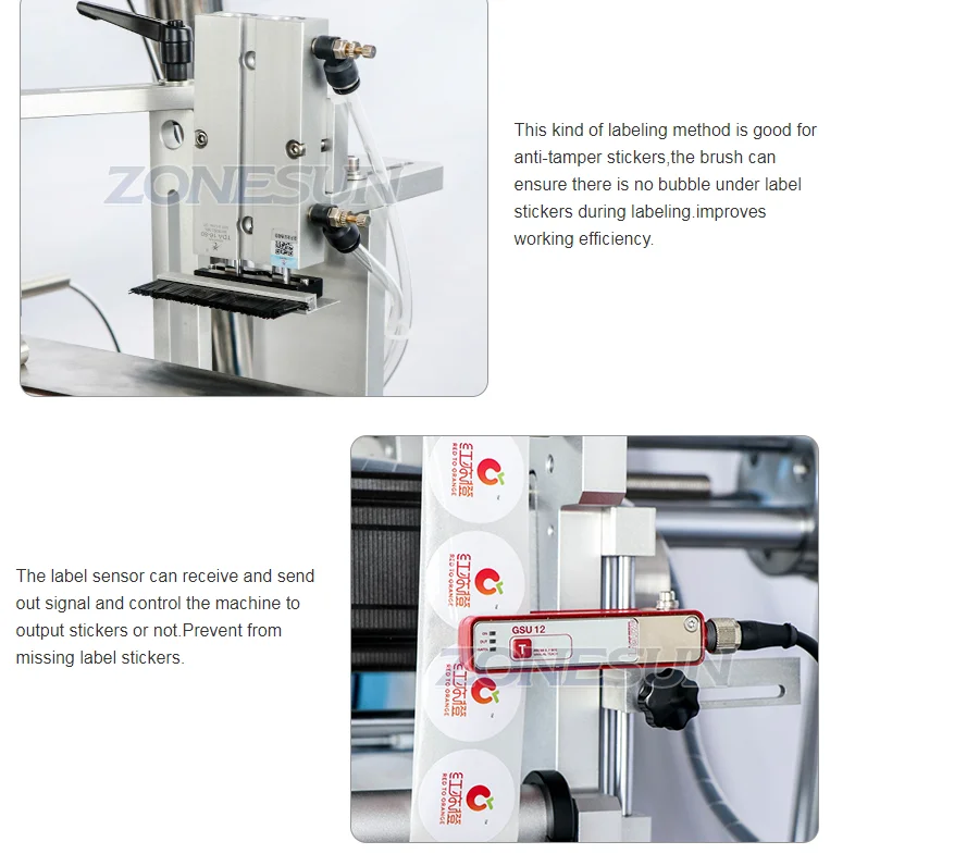 ZONESUN ZS TB833 Automatic Box Carton Sealing Folding Corner Labeling Machine