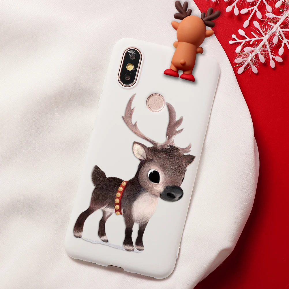 Веселый Рождественский олень с принтом, мягкий из ТПУ чехол для Xiaomi Redmi Mi Note iPhone 7 6 Plus 5 iPad Pro A1 5X 6X CC9e CC9 8 9 A2 Lite SE Explorer S2 Y2 чехол - Цвет: Klbd-milu