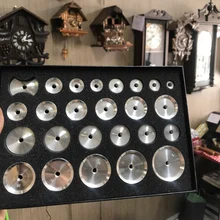 25 шт. часы задняя крышка чехол металлический Алюминий ближе Пресс умирает инструмент для ремонта часов