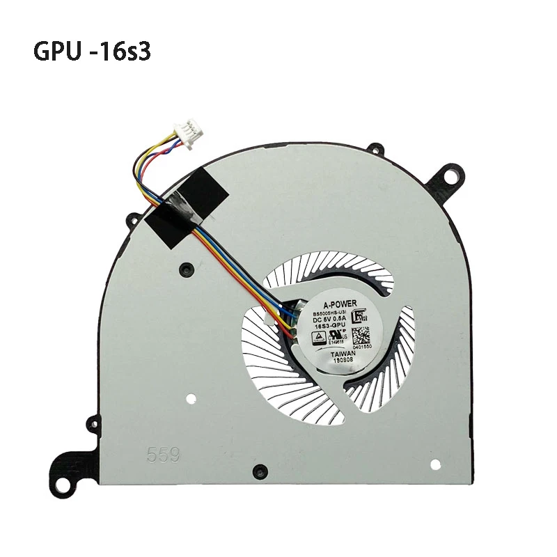 NEW ORIGINAL Laptop CPU GPU Cooling Fan For MSI Modern PS63 8RC 8M MS-16S1 16S3