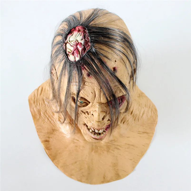 Halloween Party Mask Funny Scary Devil Zombie Dress Up Props Latex Horror Face Mask Latex Products Party Home Decoration 40AUG525