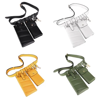 

Adjustable Fashion Women Waist Bag Fashion Leather Waist Belt Bag Crossbody Chest Adjust Bags Fanny Pack Phone Shoulder Pack