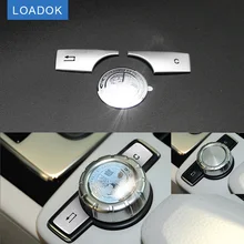 

Car Multimedia Knob Button Trim Badge Cover Emblem Sticker for Benz C E GLK Class W204 W212 X204 Car Decor for Benz