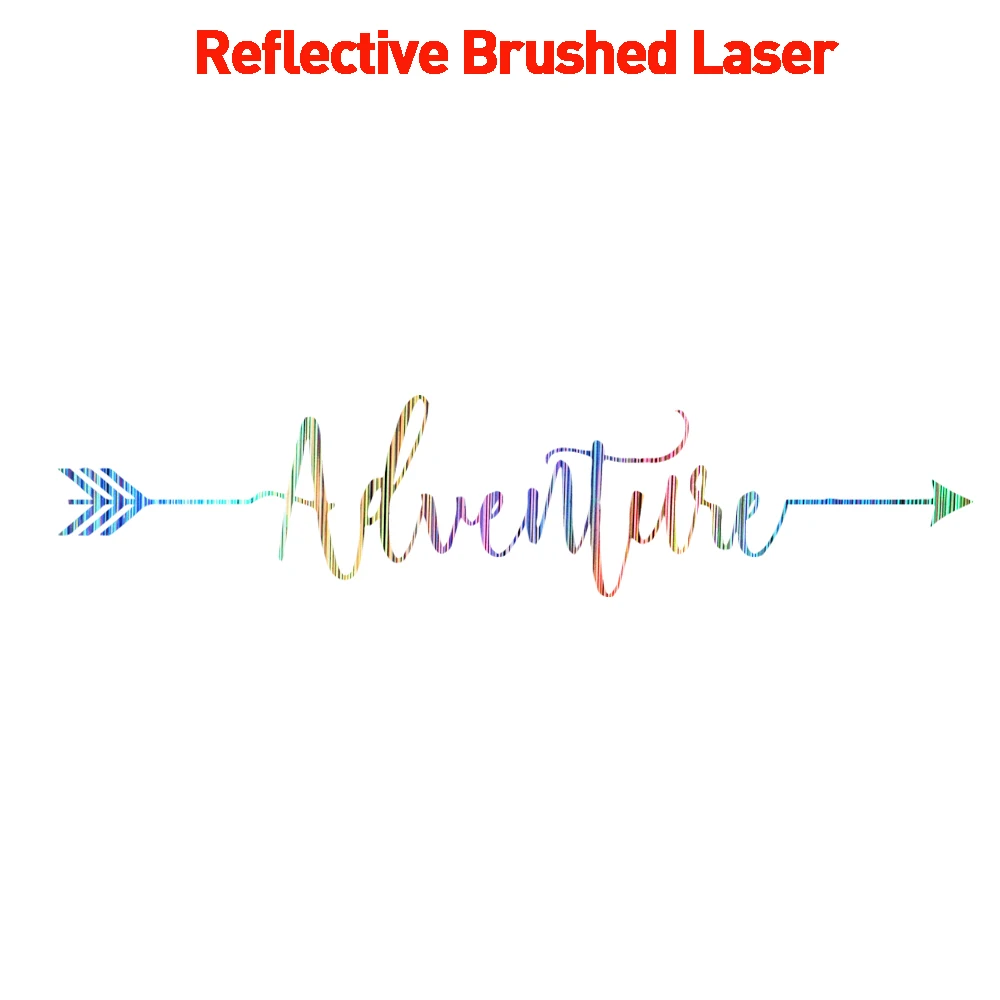 Fashion 126X28cm Adventure Frase Carbon Sticker Car Both Body Arrow Quote Stickers Decal Car Wrap Vinyl Film Car Accessories