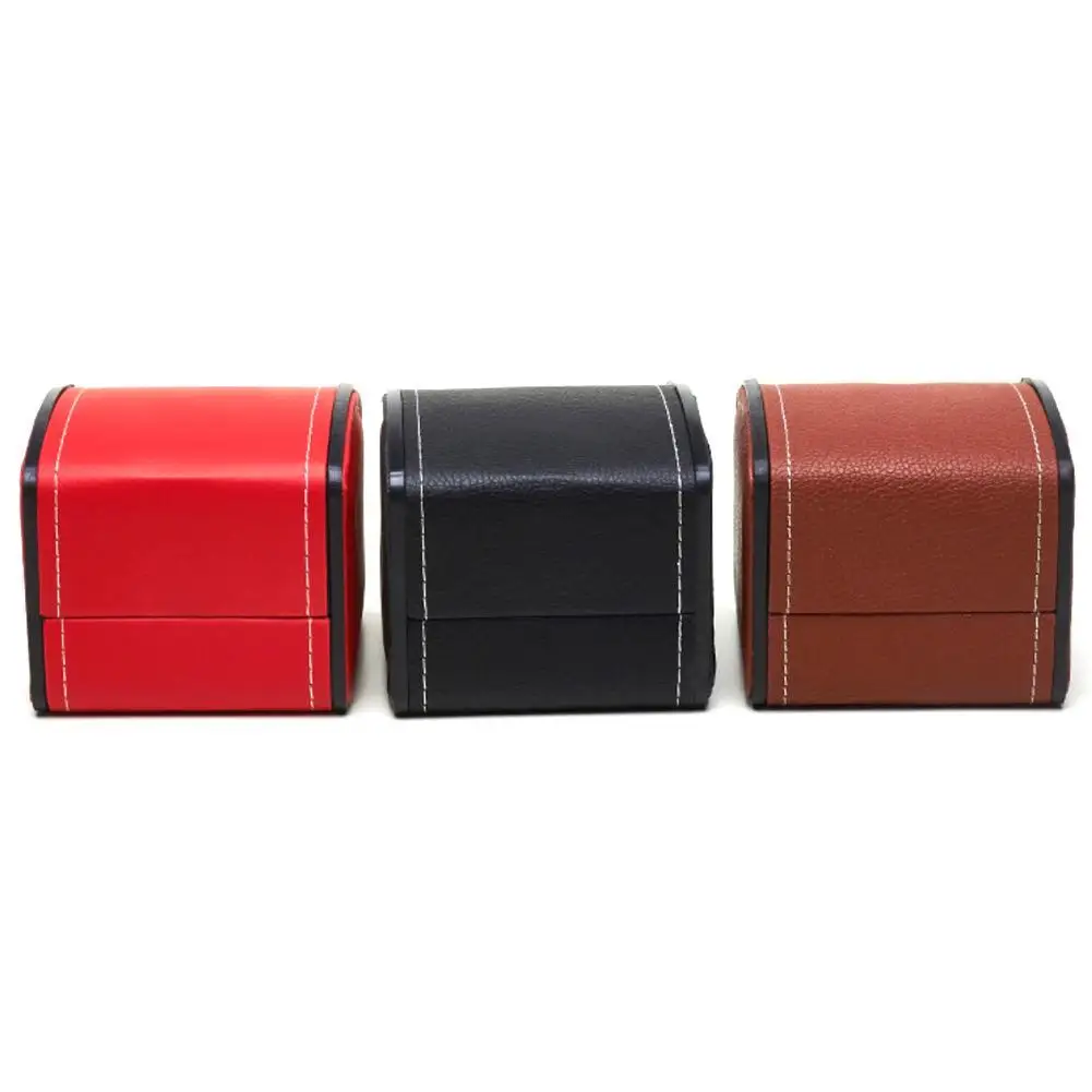 Витрина для наручных часов из искусственной кожи, держатель для хранения, органайзер, чехол для часов, аксессуары для ювелирных изделий, коробка для часов