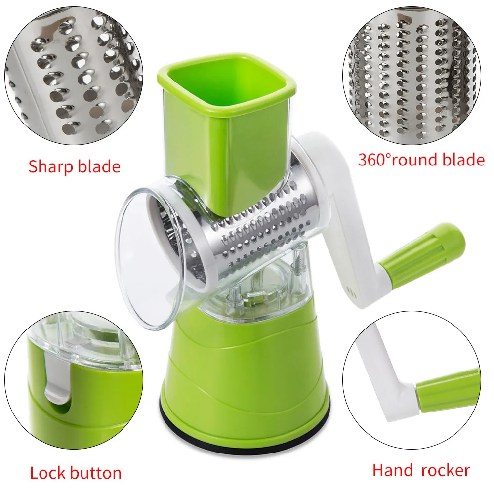 

Vegetable grater potato cutter vegetable chopper with 3 Stainless Steel Chopper Blade Vegetable Tool kitchen gadgets