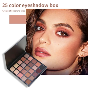 

25 Color Eyeshadow Pallete Wholesale Beauty Glazed Smoke Makeup Pallete Cosmetics Eye Shadow Make Up Palette Eyeshadow Palette
