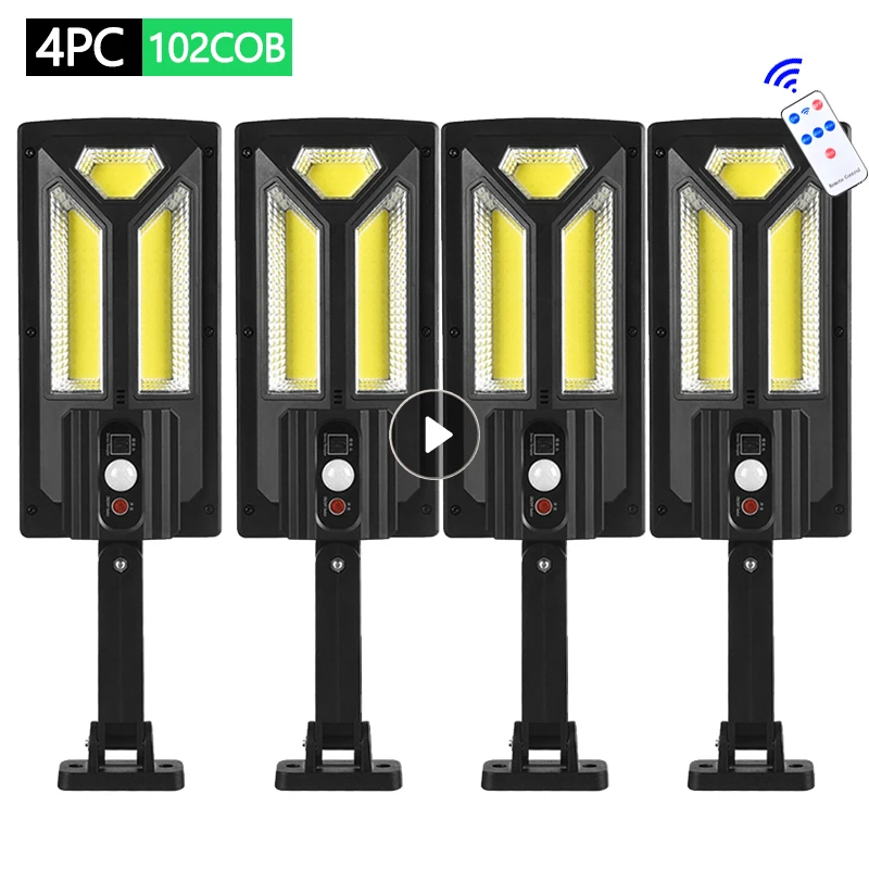 4 шт. водонепроницаемый настенный светильник COB SMD IP65 | Лампы и освещение