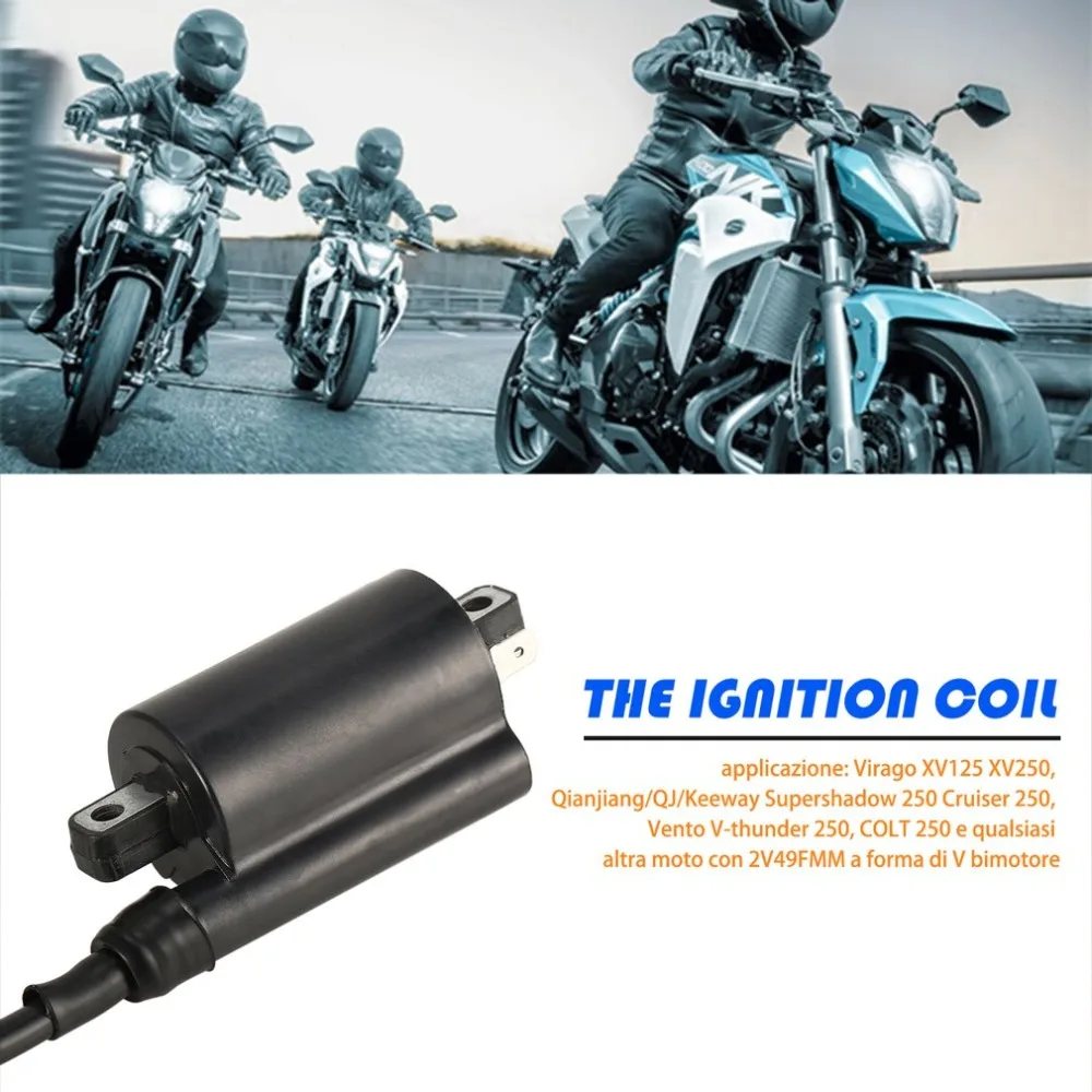 Ignition Shorter& Longer Coils Fits For Yamaha GS125/GN125/VX250 Virago 1100 XV1100 XV-1100 Special 1996-1998