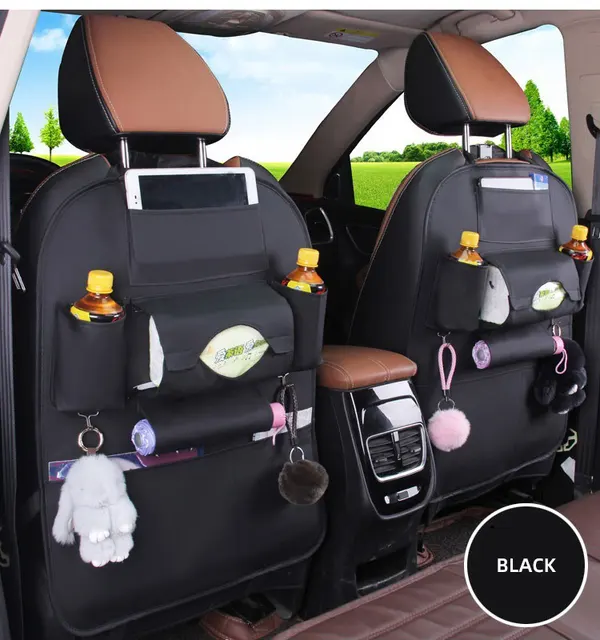 Car Back Seat Organizer Kid Storage Bag Anti-Kick Pad For Volvo XC90 XC60  XC40 XC70 S90 S80 S60 S40 V90 V70 V60 V40 C30 C70 V50 - AliExpress