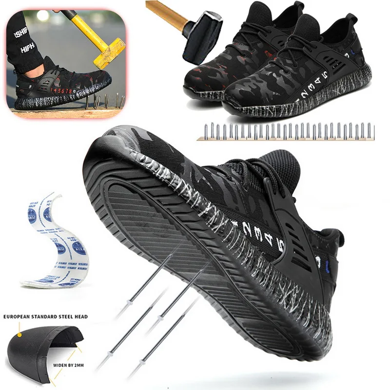 unisex steel toe shoes