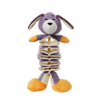 

Pet Dog Squeakers Chew Molar Plush Toys Interactive Games Stuffed Puppy Dog Toys Outdoor Training Playing Toys
