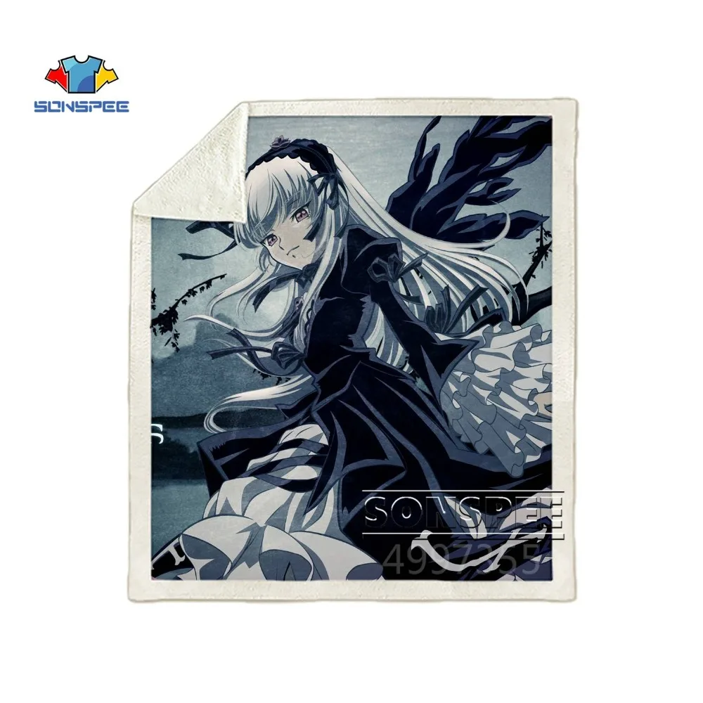 SONSPEE Rozen Maiden аниме Харадзюку для детей и взрослых, 3d принт, одеяло, теплый диван, Стёганое одеяло, покрывало для путешествий, постельные принадлежности, Фабричный магазин B127
