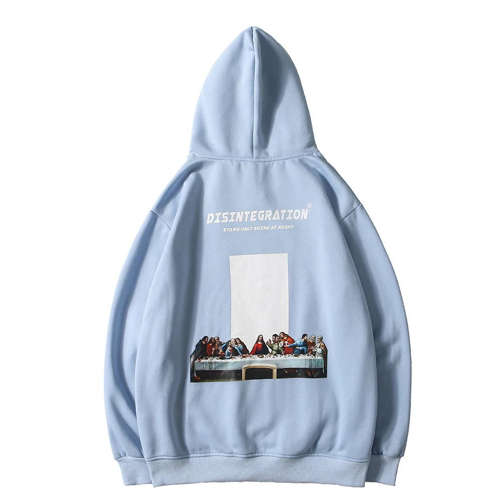 DaVinci God худи Gothic толстовка женская Oversize свитшот женский хип хоп Punk Hoodies мужская Kawaii