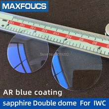 Для IWC часы IW3714/377701/35601/326501 сапфировое стекло с покрытием AR с украшением в виде кристаллов с двойным куполом PORTOFINO семьи 、 PORTUGIESER