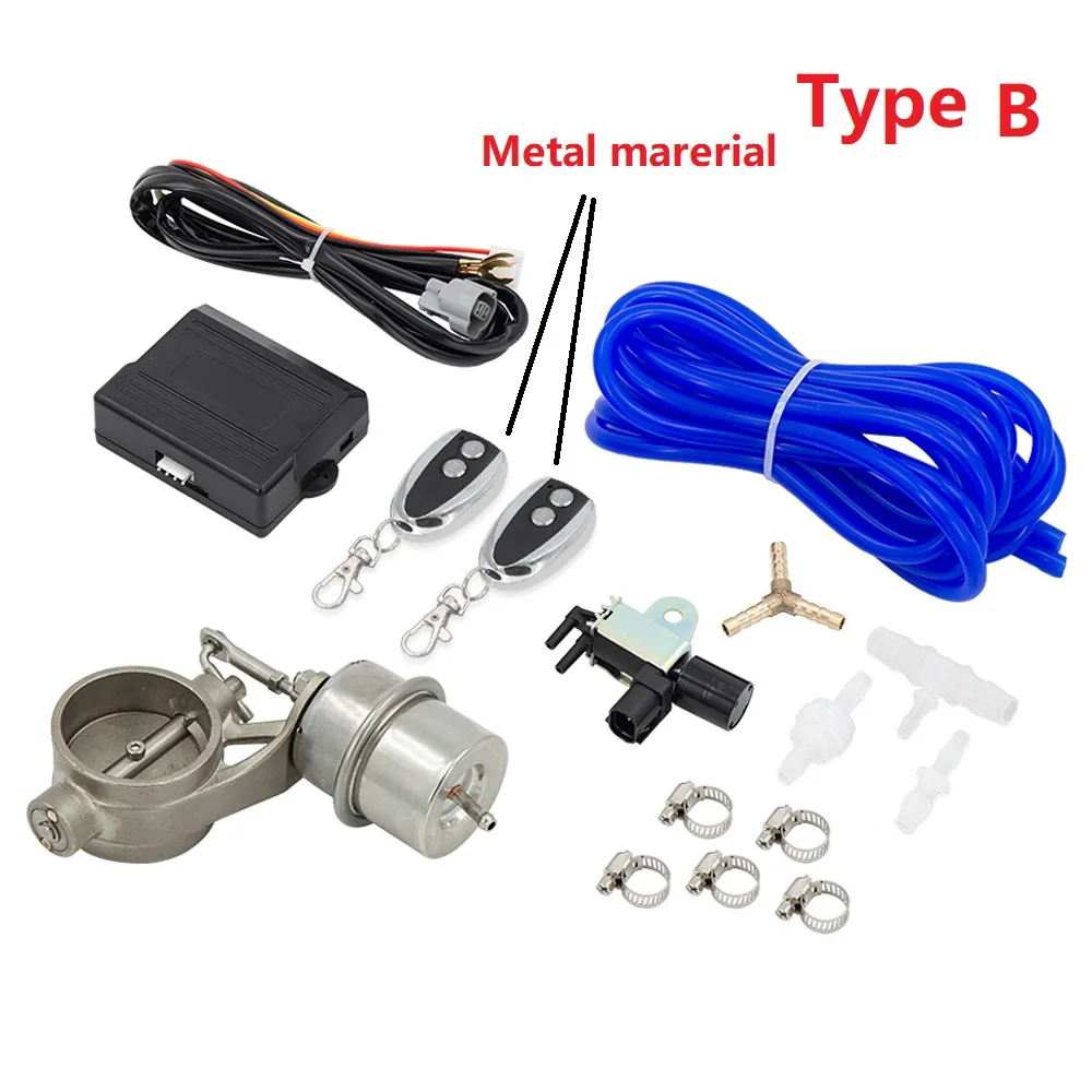 Universal Exhaust Cutout Vacuum Pump Vacuum Valve Control Unit Exhaust Control Solenoid Valve with remote exhaust control valve exhaust pipe valve kit exhaust pipe valve