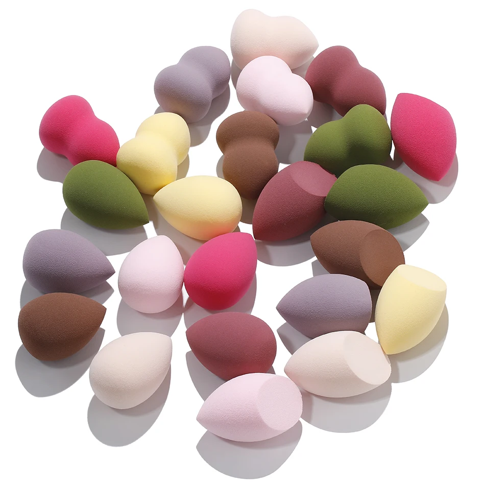 

1Pcs Cosmetische Puff Poederdons Glad Vrouwen Makeup Foundation Spons Schoonheid Te Maken Gereedschap Accessoires Waterdrop Vorm