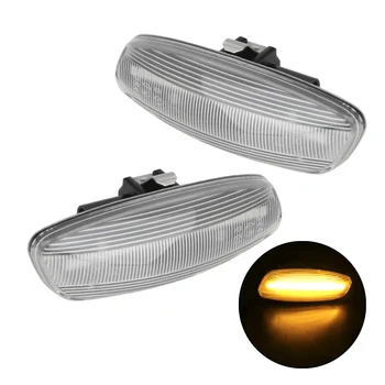 

LEEPEE A Pair Turn Signal Light Signal Lamp LED Car Dynamic Side Marker Blinker Light For Peugeot 308 207 3008 5008