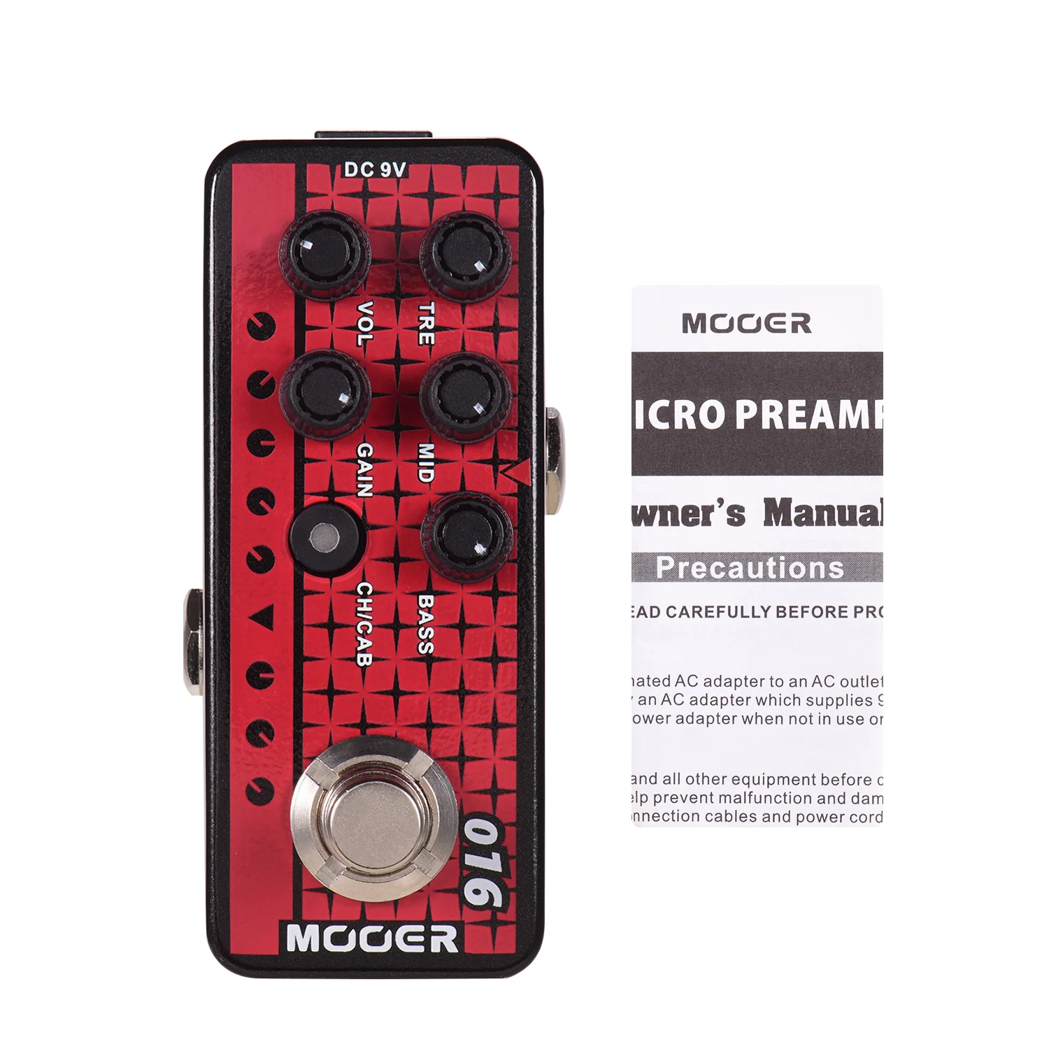 Mooer микро предусилитель для гитары эффект педаль BLUENO пользовательские PLX цифровой предусилитель байпасс педаль для гитары для создания спецэффектов 3-полосный - Цвет: 016 PHOENIX