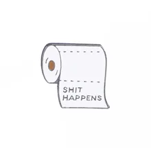 Креативные аксессуары в европейском и американском стиле, брошь в рулоне бумаги, японская Корейская Сумочка, аксессуары, эмалированная одежда, брошь с крестом