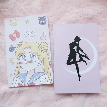 

Cartoon Sailor Moon Hare Notebook Cute Water Ice Handbook Diary Notebook