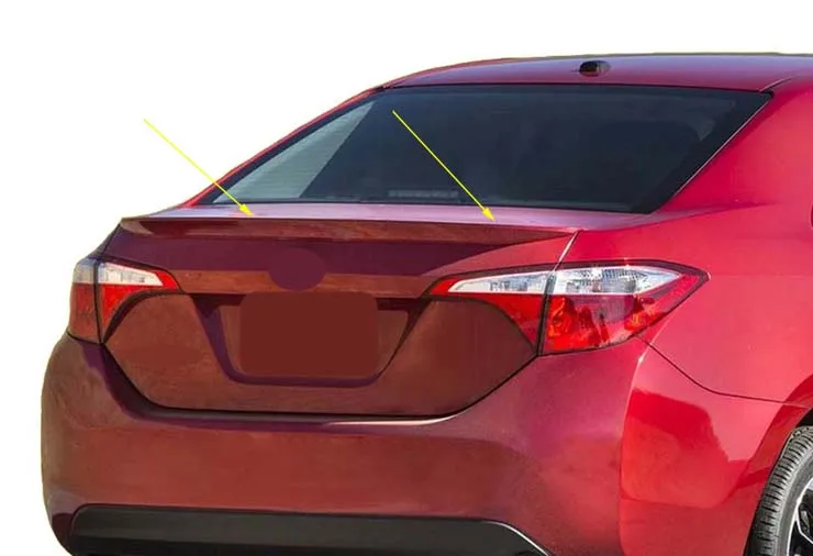 Заводской стиль спойлер крыло ABS для 2014-2018 Toyota Corolla Седан Спойлеры U 1 шт. |