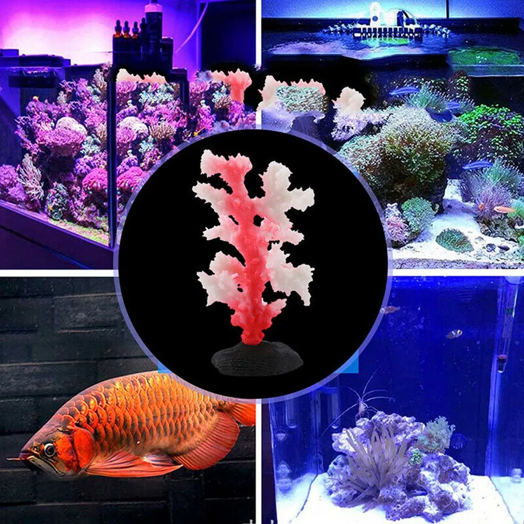 1 шт. resina tanque de peces paisaje Decoration del acuario искусственный Коралл lindo colorido Coral acualticos