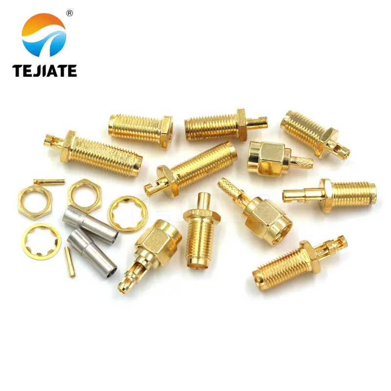 

1PCS SMA-KY-J Connector PRSMA-KY Adapter Opening Type Outer Screw Inner Pin/Hole Match For RG178