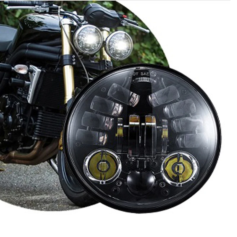 5 75 &quotсветодиодная фара 3/4 дюйма проектор фары для мотоцикла 883 sportster Dyna Softail супер