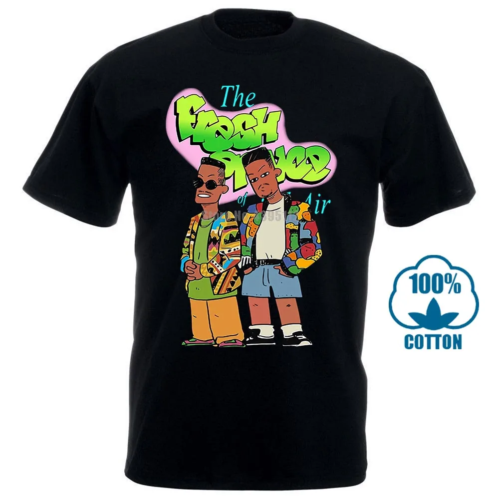 Fresh Prince Of Bel Air рубашка Черная Футболка размер S 3Xl | Мужская одежда