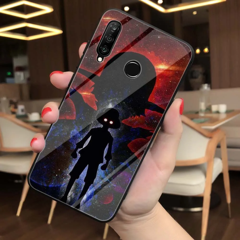 TG21 ONE PIECE Monkey D Luffy закаленное стекло мягкий чехол для Huawei Honor 8x9 mate 20 P10 P20 P30 Lite Pro P Smart Cover - Цвет: TG21