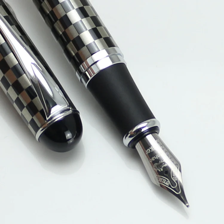 JINHAO 750 перьевая ручка товары для бизнеса и письма серого цвета с пером без