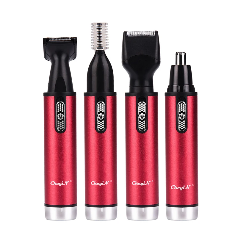 

CkeyiN Multifunctional 4 in 1 Ear Nose Hair Remover Women Professional Trimmer For Men Sideburns Hair Cut Clipper Eyebrow Trimer