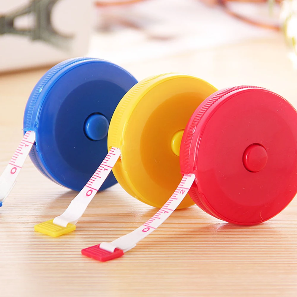 

Portable Plastic Mini Tape Measure Automatic Retractable Small Soft Ruler 1.5m Small Tape Measure Tailor Tools Etc Random Color