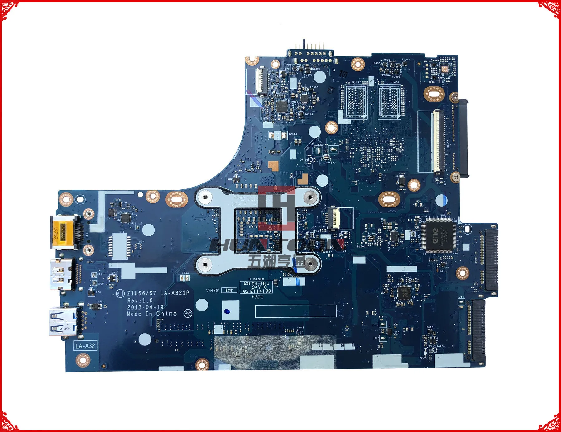 Горячая Распродажа продукта ZIUS6/S7 LA-A321P для lenovo Ideapad S310 материнская плата для ноутбуков FRU: 5B20G18948 SR1EN I3-4030U DDR3L полностью протестирована