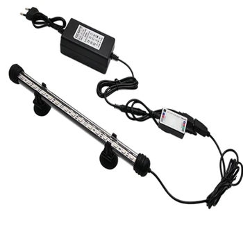 

Waterproof LED Aquarium Lights Fish Tank Light Bar Blue/White 18 CM Submersible Underwater Clip Lamp Aquatic Decor US Plug