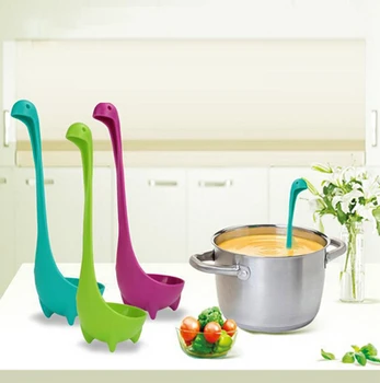 

1pc Creative Soup Spoon Cute Dinosaur Stand Vertical Oat Spoon Kitchen Tableware Spoon