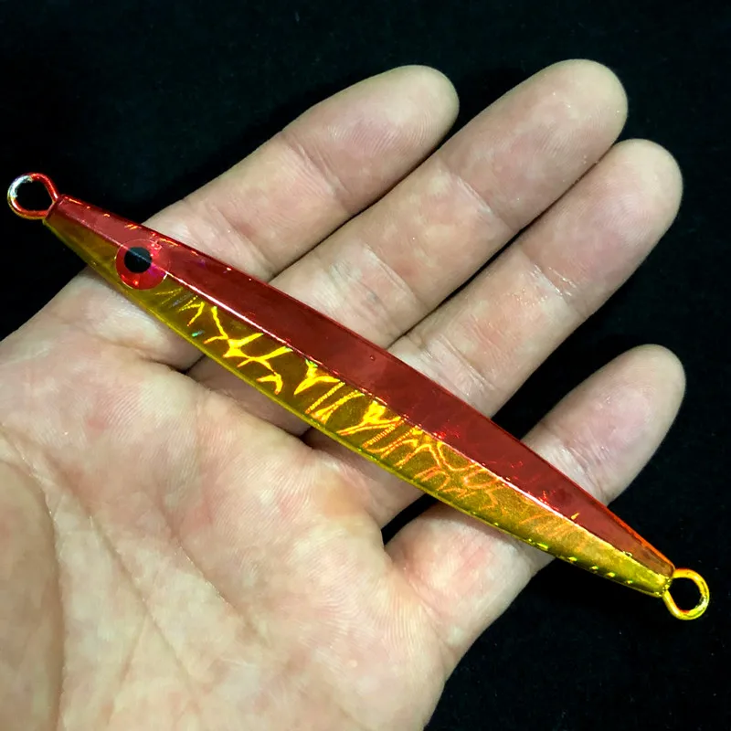 1 шт./лот 60 г 80gknife джиггинг металлическая ложка высокое качество VIB искусственная